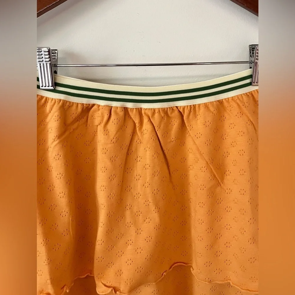 The Sunday Collective Girls 10-11 Years So Sweet Ruffle Skirt Apricot Tan